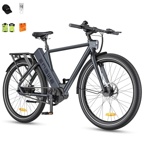 E Bike Herren Mountainbike,E-Bike Max 25km/h,Ebike 260km Reichweite durch 36V 19.2Ah Akku,Elektrofahrräder 27.5 * 2.4 Zoll Reifen,Pendler Elektrofahrrad für Erwachsene P275 PRO (Reines Schwarz) von Fafrees