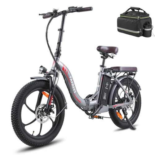 Fafrees F20-Pro E-Bike Klapprad 20 Zoll, Ebike Elektrofahrrad 36V 18AH Akku, Trekking Reichweite bis zu 70-150km, 250W Fatbike, 25km/h City EBike Herren Dame von Fafrees