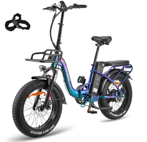 Fafrees E Bike Klapprad 20 Zoll, F20 Max Elektrofahrräder 48V 22.5Ah Akku, 4.0 Fette Reifen E-Fahrrad Damen, City ebike Herren Pedelec für Erwachsene, Grün von Fafrees