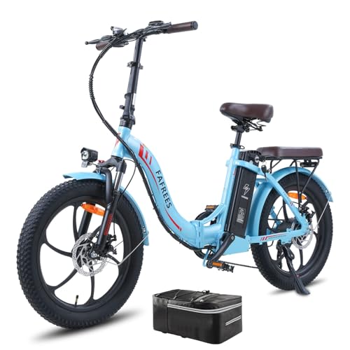 Fafrees E Bike Klapprad 20 Zoll, F20-Pro Elektrofahrräder 36V 18Ah Akku, e Fahrrad 250W Motor Fatbike Damen, Mountain ebike Herren, 25km/h City ebike für Erwachsene von Fafrees