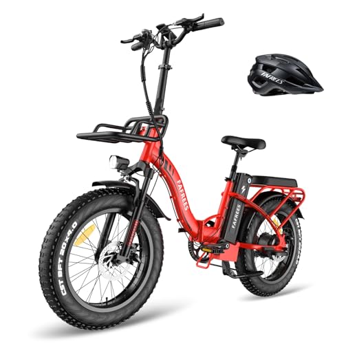 Fafrees E-Bike Klapprad Elektrofahrrad 20 Zoll 1080Wh, F20 Max Ebike Faltbares 48V 22.5Ah Akku für Lange Reichweite bis 100-160KM, e Bike fur Damen und Herren (Rot) von Fafrees