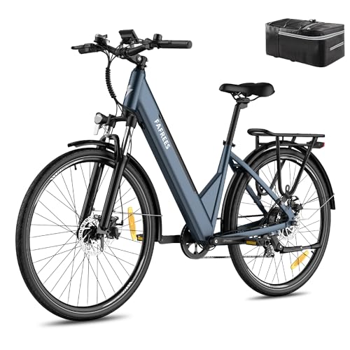 Fafrees Elektrofahrrad E-Bike mit APP 27.5 Zoll, F28 Pro 36V 14.5Ah Akku, E-Fahrrad 250W 25km/h, Trekkingrad City EBike Herren Damen (Blau) von Fafrees