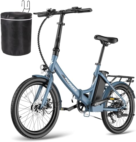 Fafrees F20 Light [ Offiziell ] E Klapprad 20 Zoll mit 36V 14,5AH Akku, Ebike 250W Elektrische Fahrrad Max. 25km/h Shimano 7S Klappfahrrad E-Bike für 155-195CM Damen und Herren 120kg von Fafrees