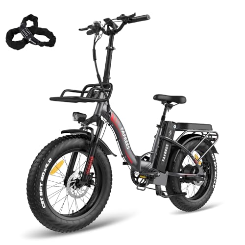 Fafrees E-Bike Klapprad 20 Zoll, F20 Max Faltbares Elektrofahrrad 48V 22.5Ah Akku, Fatbike Reichweite bis zu 100-160km, E-Mountainbike Damen und Herren Pedelec, Grau von Fafrees