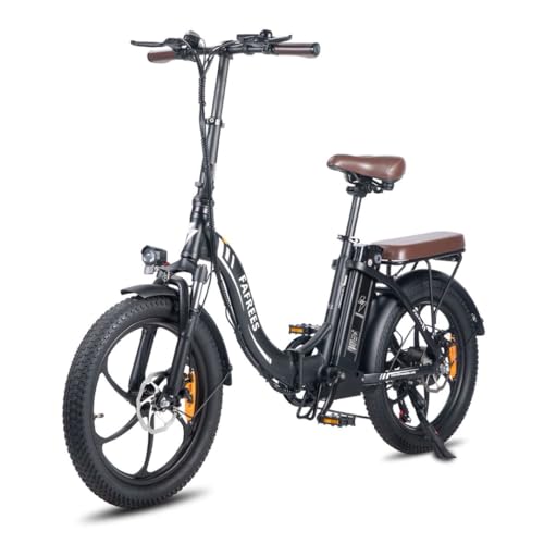 Fafrees F20 PRO E Bike Klapprad Elektrofahrräder, 20 Zoll Elektrofahrrad für Damen und Herren mit 36V18AH Akku und 250W Motor, 25km/h, Citybike Max Reichweite 150 km, Schwarz von Fafrees