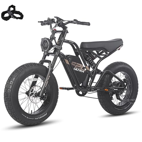 Fafrees [ Offiziell F20 Ultra E-Bike Herren 20 Zoll mit Akku 48V 25Ah/1200Wh, E Fatbike Ebike 180 KG Belastbar, 79N.m Elektrofahrrad Damen, S Pedelec IPX5, Fat Bike Ebike, E Mountainbike Fafrees [ Offiziell F20 Ultra E-Bike Herren 20 Zoll mit Akku 48V 25Ah/1200Wh, E Fatbike Ebike 180 KG Belastbar, 79N.m Elektrofahrrad Damen, S Pedelec IPX5, Fat Bike Ebike, E Mountainbike von Fafrees