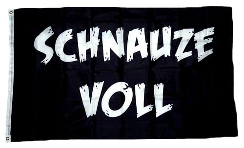 Fahne/Flagge Schnauze voll 90 x 150 cm von FahnenMax