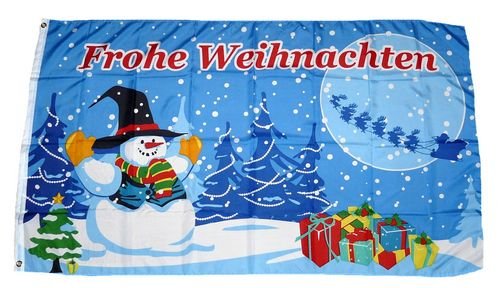 Fahne/Flagge Weihnachten Geschenke 90 x 150 cm von FahnenMax