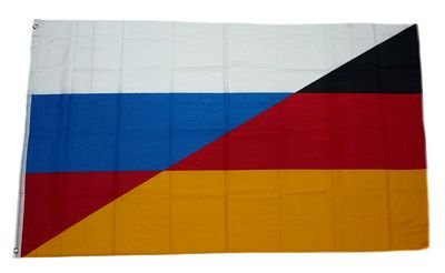 Fahne/Flagge Deutschland/Russland NEU 90 x 150 cm von FahnenMax