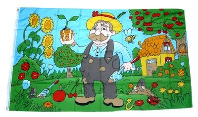 Fahne/Flagge Gartenfreund Garten 90 x 150 cm von FahnenMax