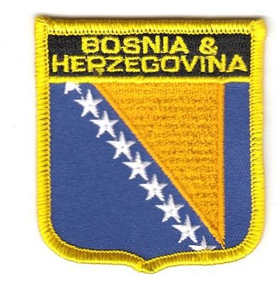 Wappen Aufnäher Patch Bosnien Herzegowina Fahne NEU von FahnenMax