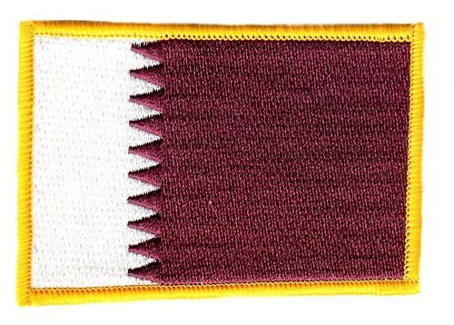 Aufnäher Patch Katar Fahne Flagge von FahnenMax