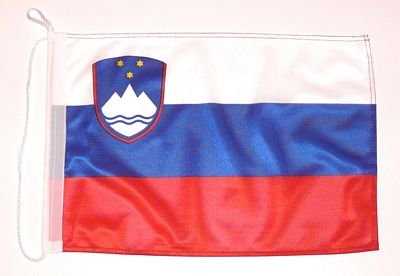 Bootsflagge Slowenien 25 x 40 cm Bootsflagge Slowenien 25 x 40 cm von FahnenMax