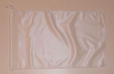 Bootsflagge Weiß 25 x 40 cm Bootsflagge Weiß 25 x 40 cm von FahnenMax