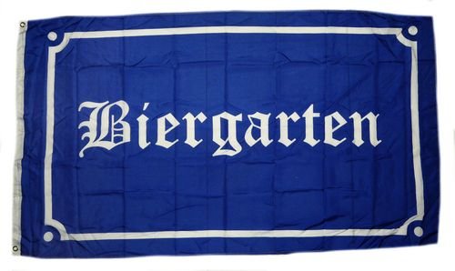Fahne/Flagge Biergarten 90 x 150 cm von FahnenMax