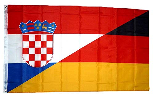 Fahne/Flagge Deutschland/Kroatien 90 x 150 cm von FahnenMax