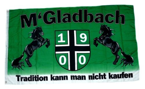 Fahne/Flagge Gladbach Tradition 1900 90 x 150 cm Fahne/Flagge Gladbach Tradition 1900 90 x 150 cm von FahnenMax