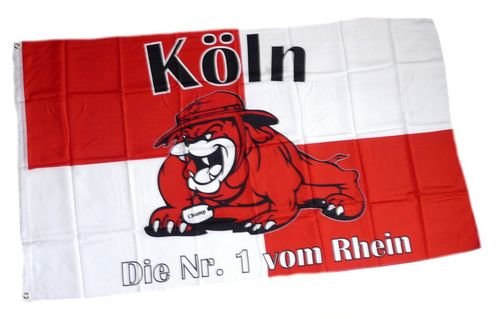 Fahne/Flagge Köln Bulldogge Fan NEU 90 x 150 cm Fahne/Flagge Köln Bulldogge Fan NEU 90 x 150 cm von FahnenMax