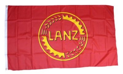 Fahne/Flagge Lanz Bulldog Logo NEU 90 x 150 cm Fahne/Flagge Lanz Bulldog Logo NEU 90 x 150 cm von FahnenMax