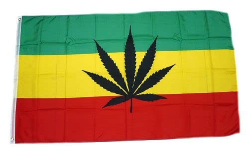 Fahne/Flagge Rasta Cannabis Reggae Hanfblatt 90 x 150 cm Fahne/Flagge Rasta Cannabis Reggae Hanfblatt 90 x 150 cm von FahnenMax