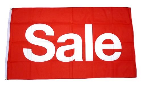 Fahne/Flagge Sale rot 90 x 150 cm Fahne/Flagge Sale rot 90 x 150 cm von FahnenMax