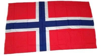 Fahne/Stockflagge Norwegen 30 x 45 cm Flagge von FahnenMax