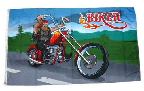 Fahne/Flagge Biker Motorrad 90 x 150 cm Fahne/Flagge Biker Motorrad 90 x 150 cm von FahnenMax