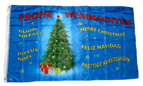 Fahne / Flagge Frohe Weihnachten Tannenbaum 90 x 150 cm Fahne / Flagge Frohe Weihnachten Tannenbaum 90 x 150 cm von FahnenMax