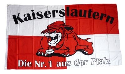 Fahne / Flagge Kaiserslautern Bulldogge Fan 90 x 150 cm Fahne / Flagge Kaiserslautern Bulldogge Fan 90 x 150 cm von FahnenMax