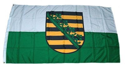 Fahne / Flagge Sachsen NEU 150 x 250 cm Flaggen Fahne / Flagge Sachsen NEU 150 x 250 cm Flaggen von FahnenMax