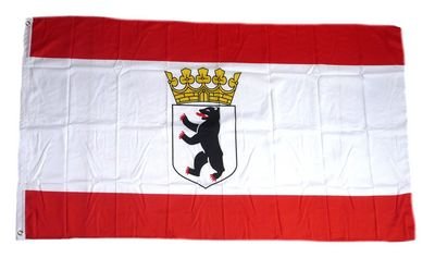 Fahne Flagge Berlin Bär mit Krone NEU 60 x 90 cm Fahnen von FahnenMax