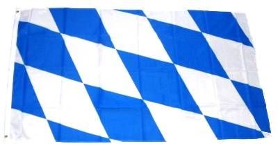 Fahne Freistaat Bayern Wappen Dienstflagge 90 x 150 cm von FahnenMax