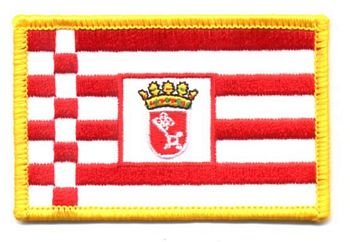 Flaggen Aufnäher Patch Bremen Fahne Flagge NEU Flaggen Aufnäher Patch Bremen Fahne Flagge NEU von FahnenMax