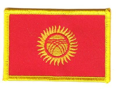 Flaggen Aufnäher Patch Kirgistan Fahne Flagge NEU von FahnenMax