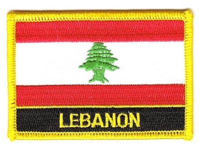 Flaggen Aufnäher Patch Libanon Schrift Fahne NEU Flaggen Aufnäher Patch Libanon Schrift Fahne NEU von FahnenMax