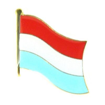 Flaggen Pin Fahne Luxemburg Pins Anstecknadel Flagge von FahnenMax