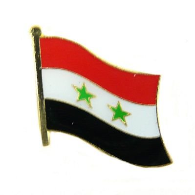 Flaggen Pin Fahne Syrien NEU Pins Anstecknadel von FahnenMax