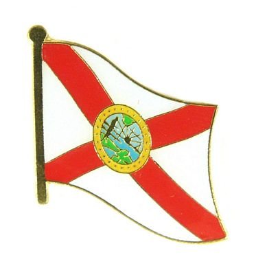 Flaggen Pin Fahne USA Florida Pins Anstecknadel Flagge Flaggen Pin Fahne USA Florida Pins Anstecknadel Flagge von FahnenMax