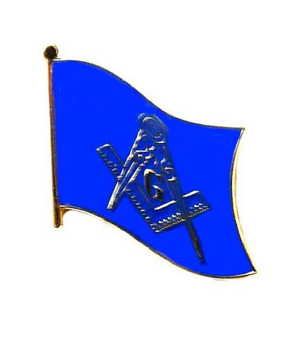 Flaggen Pin Freimaurer Fahne Flagge Anstecknadel von FahnenMax