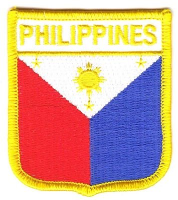 Wappen Aufnäher Patch Philippinen Flagge Fahne NEU … von FahnenMax