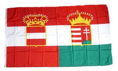 Fahne/Flagge Österreich Ungarn Handel NEU 90 x 150 cm von Fahnenwelt