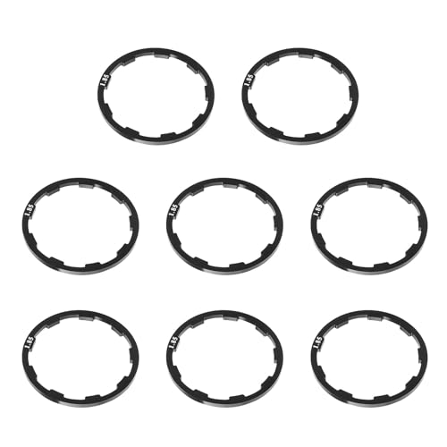 8 Stück Fahrrad-Schwungräder, Abstandshalter, Abstandshalter, Fahrrad-Radnaben-Abstandshalter, Fahrrad-Tretlager-Unterlegscheiben, einfache Installation von Fahoujs