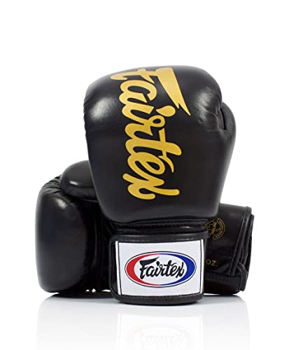 Fairtex BGV19 Deluxe Tight-Fit Gloves (Black, 12 oz) von Fairtex