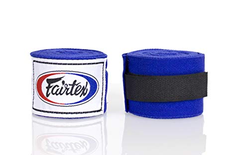 Fairtex Boxbandagen HW2: Komfort und Stil für Jeden Kämpfer! Schütze Bandage Handgelenk und Knöchel mit Eleganz, in Verschiedenen Längen und Farben Erhältlich(Blau-180) von Fairtex