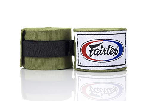 Fairtex Boxbandagen, durchgehend elastisch, 100% Baumwolle, for Muay Thai, Kick-Boxen, MMA K1 von Fairtex