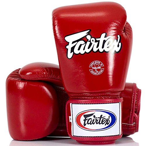 Fairtex Boxhandschuhe, BGV-1, rot, Boxing Gloves MMA Muay Thai Thaiboxen Size 10 Oz von Fairtex