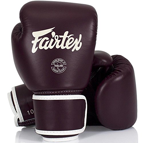 Fairtex Boxhandschuhe, Leder, BGV16, Maroon, Boxing Gloves, Muay Thai Größe 12 Oz Fairtex Boxhandschuhe, Leder, BGV16, Maroon, Boxing Gloves, Muay Thai Größe 12 Oz von Fairtex