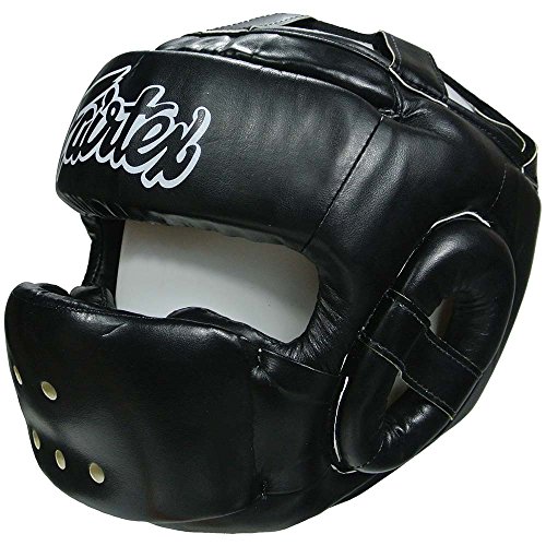 Fairtex Kopfschutz, HG14, schwarz, Head Guard, MMA Muay Thai Protector Thaiboxen Größe M von Fairtex