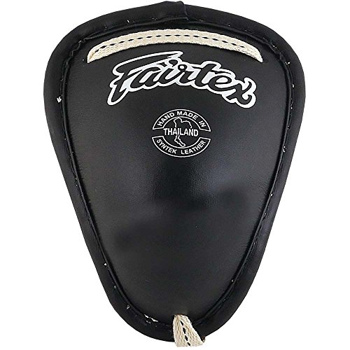 Fairtex Muay Thai Steel Cup, schwarz, Groin, Suspensorium, Tiefschutz Größe XL von Fairtex