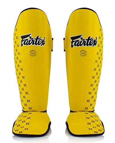 Fairtex Schienbein- und Spannschoner SP5 - Super Comfort, gelb M von Fairtex